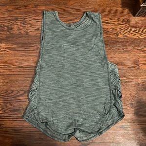 Lululemon Green Var-city Muscle Tank Top